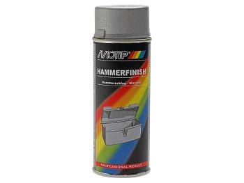 Spray paint - MoTip Hammer lacquer silver, 400ml